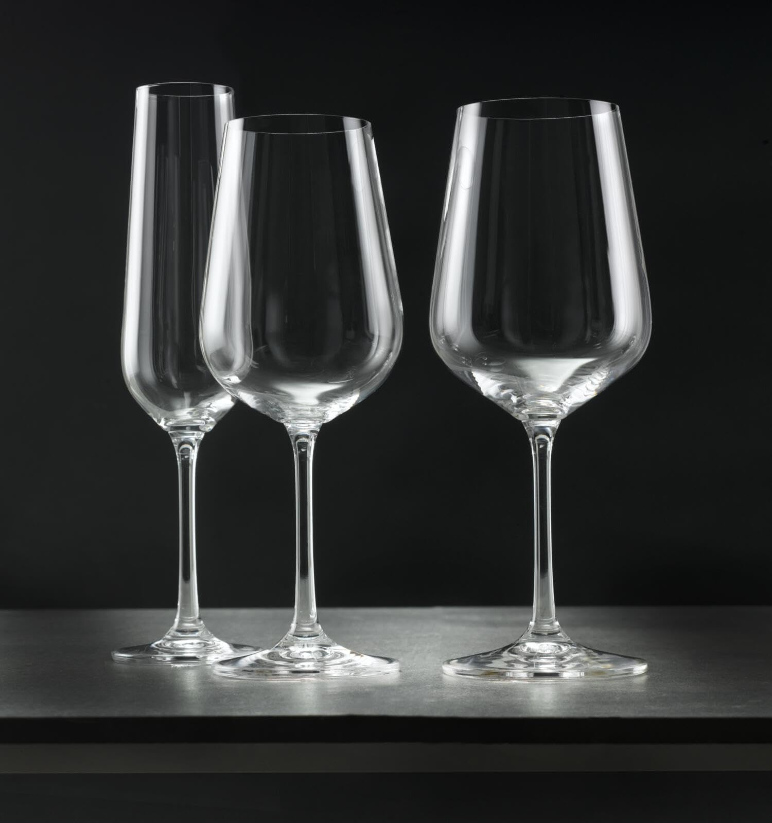 Bohemia Crystal - Juego de 12 copas de vino tinto, blanco y